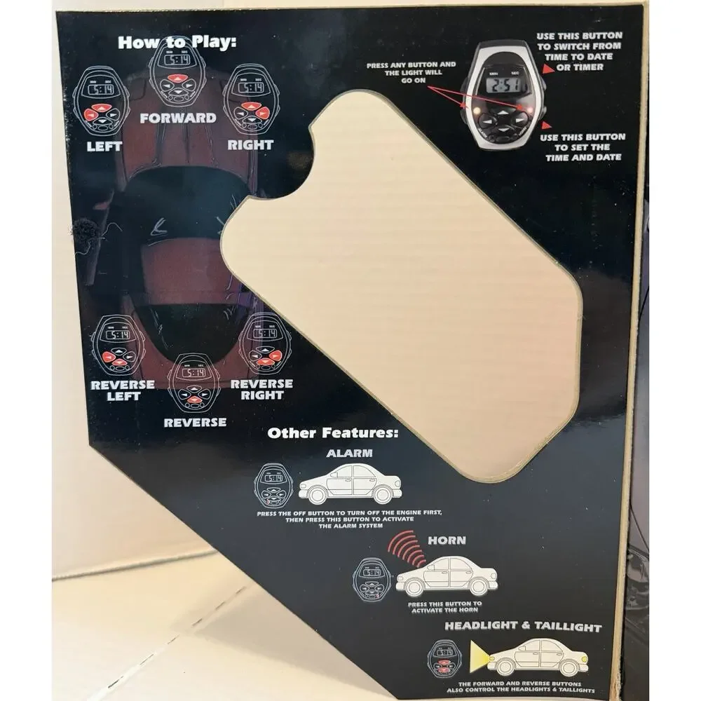 Dodge Viper diecast metal Car 1:32 MIB Remote Control RC Watch NOS FREE SHIPPING